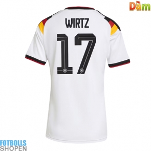 Billiga Tyskland Florian Wirtz #17 Hemmatröja Dam VM 2026 Kortärmad